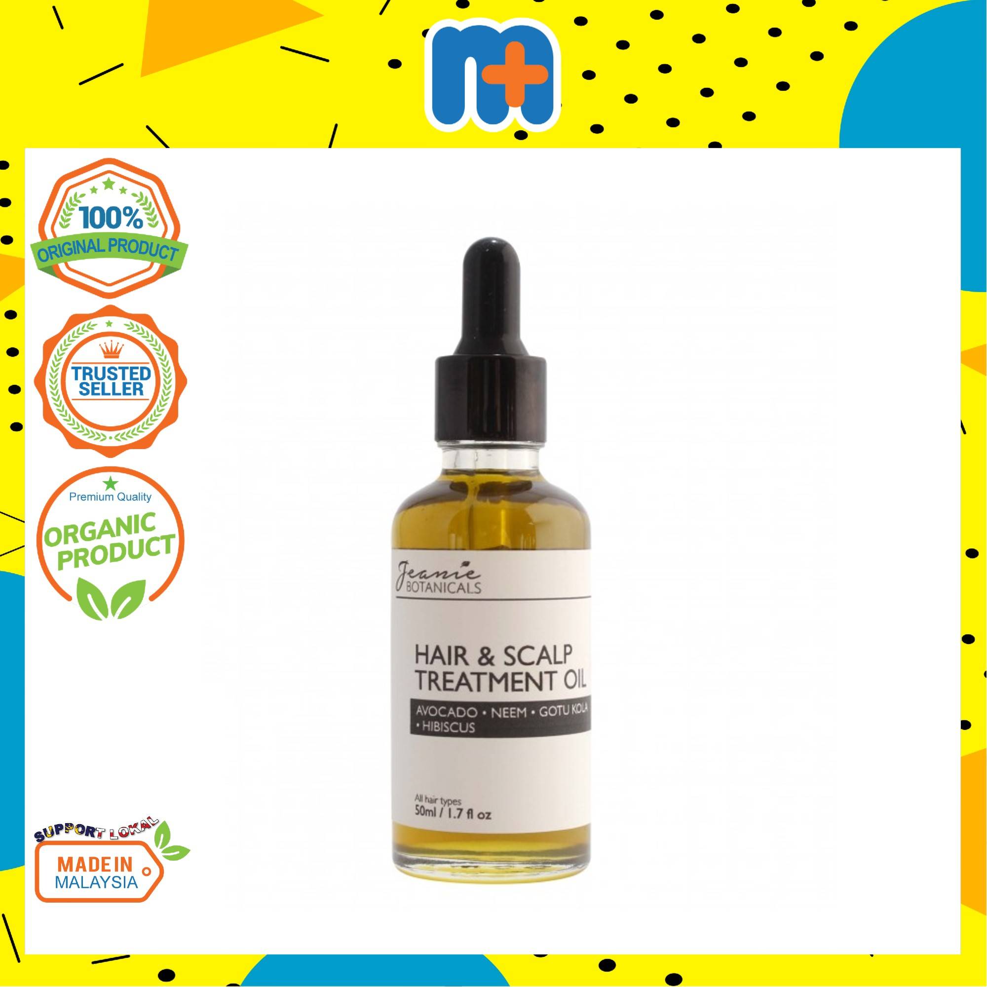 27001440 JEANIE HAIR & SCALP TREATMENT OIL 50ML